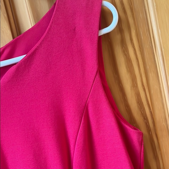 Talbots Pink Sheath Dress V-neck Sleeveless - Picture 4 of 6